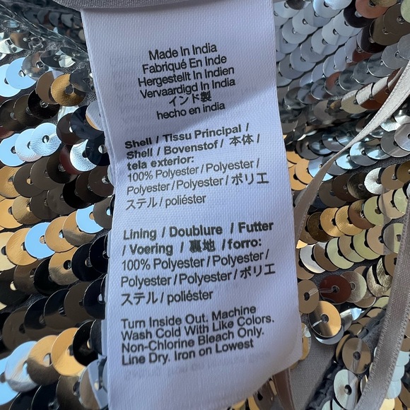 J.Crew Collection Sequin Skirt in Silver 00 - Picture 11 of 16